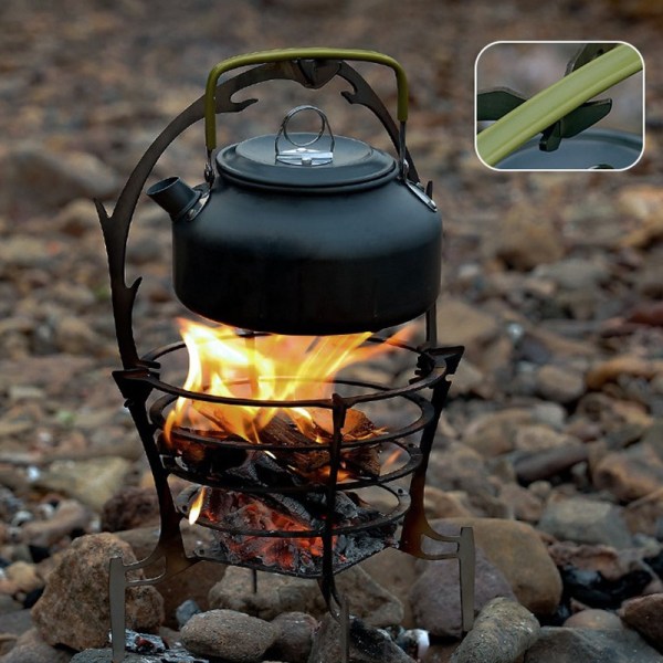 Ruostumattomasta teräksestä valmistetut piknik BBQ polttopuuhiiliuunit Campi
