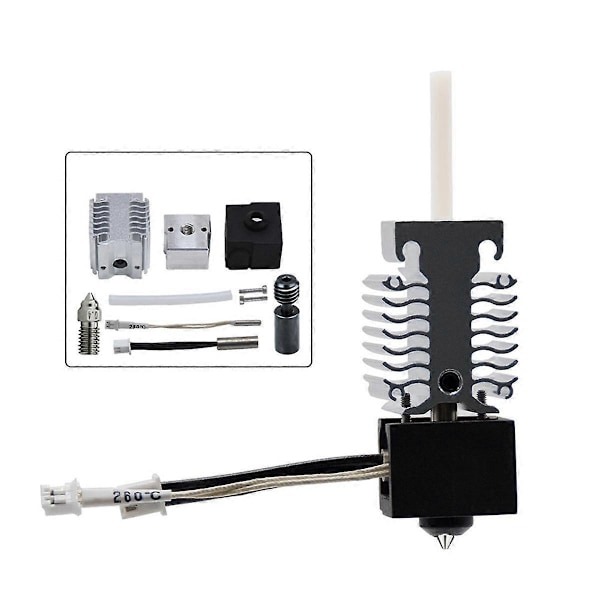 for -V3 SE Hotend Dyse Kit 40W 24V Varmeblokk Ekstruder Hotend Kit 3D Skriver Tilbehør-Perfet
