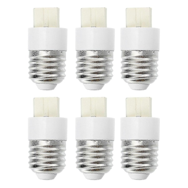 6 stk. Pære Adapter Lampefod Konvertere Lampeholder Adapter (e27 til G9)-Perfekt