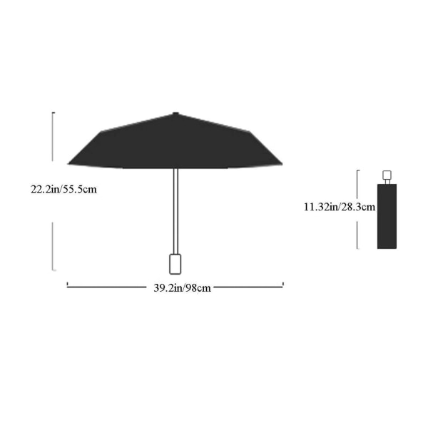 Med Cat Cartoon Strong vindtett og UV-beskyttelse, sammenleggbar paraply for barn automatisk - Perfet