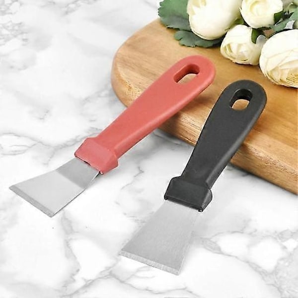 1 Sett Wire Brush Ovnskrape Sett Anti-ripe Anti-skli Håndtak Glatt Rustfritt Stål-Perfekt