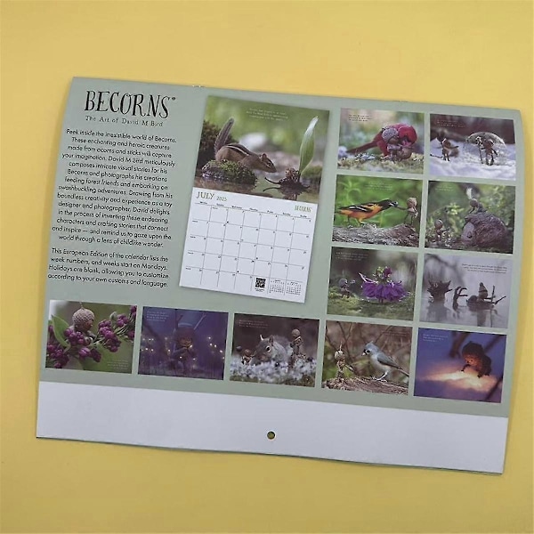 Becorns My Bird 2025 Fuglekalender - Sjov Fugle Vægkalededer Nyårs Kalender Hjemme Dekoration - Perfekt