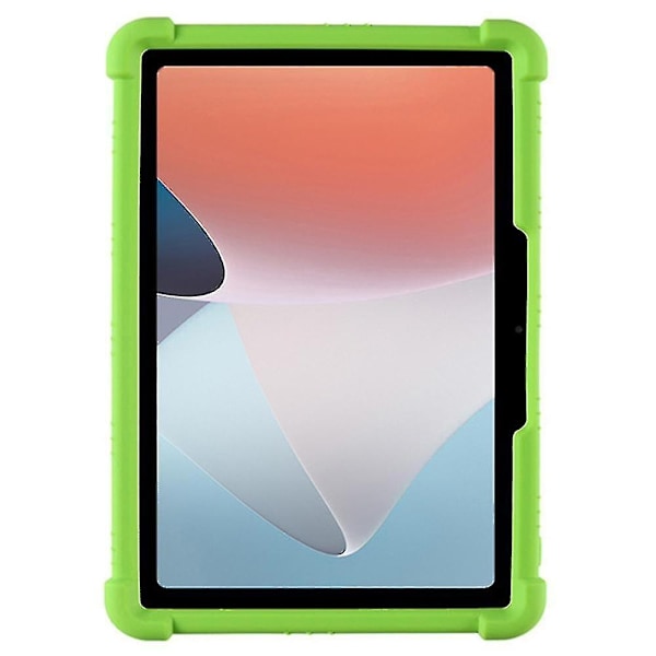 Skyddande Fodral för Oppo Pad Air 10.36 Tum 2022 med PC-Stativ, Fallskyddande Mjuk Silikon T-Perfet Green