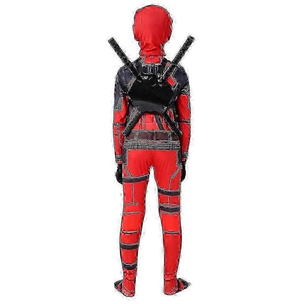 Deadpool Superhelt Party Cosplay Kostyme Karneval Gutte Halloween-Perfekt 100cm