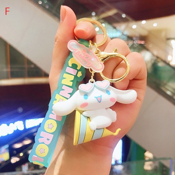 Sanrio Plysj Kawaii Cartoon e Party Series Pvc Doll Pendant - Perfet F