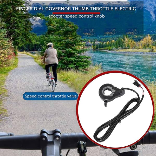 EBike Elektrisk Cykel Tumgas, FT-21X Fingergas Accelerator, Hastighetskontroll för Ebike-WELLNGS