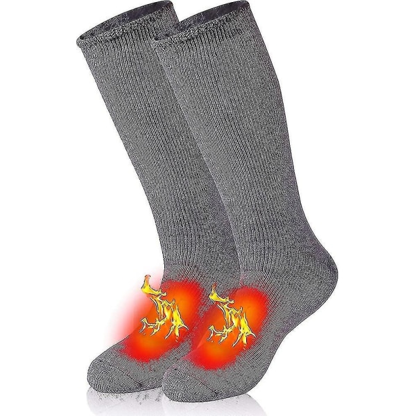Lämpimät thermal, ​​paksu talviturkisvuorattu unisex -sukat yhdelle - Perfet