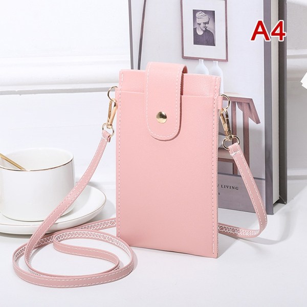 modedesigner Tunn Messenger Bag Dam Liten axelväska Mi - Perfet Pink