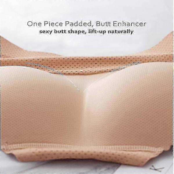 Vadderade underkläder för kvinnor, sömlösa trosor som lyfter rumpan och förstärker höfterna, höftformande shapewear - Perfet Black mid-waist M