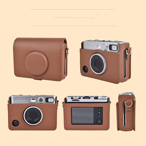 Mini EVO kamerataske, PU Case brun - Perfet brown