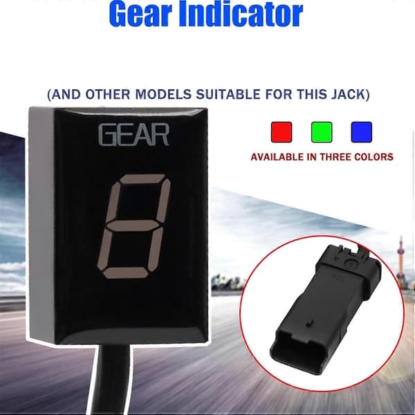 Girindikatorer Kompatible med Ducati Scrambler 800 2015-2019, Digital Girvisning (BracketBlack)-Perfet