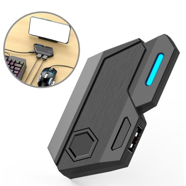 Gamepad Mobil for PUBG Kontroller Gaming Tastatur Mus Konverter Bluetooth for IOS Android Spill A-Perfet