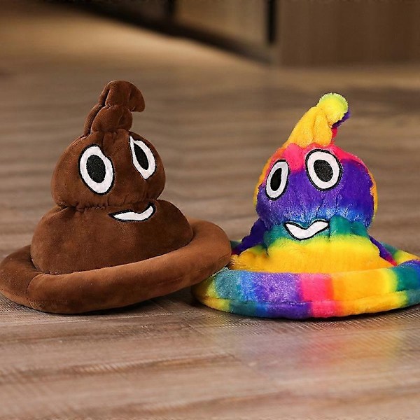 Nyhed Brun Emoticon Lortehat - Perfekt