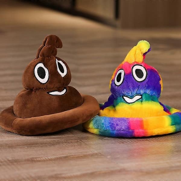 Rolig Brun Emoji Bajs Hatt - Perfekt