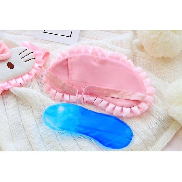 Sanrio Hellokitty Mymelody Kawaii Sarjakuva Sleeping Eye Mask Girl Beauty Eye Mask Ice Pack Lace Varjostava Sleeping Eye Mask mymelody