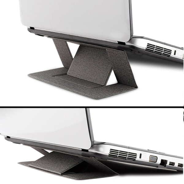Laptopstativ / Stativ for Laptop / Laptop - Sammenleggbar - Perfet gray