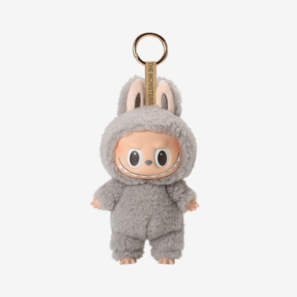 Pop Mart Raboo Monsters – Spännande Macaron Plysch Nyckelring Serie (1 Blind Box, 1.0)- Perfet one Generation Toffee candy