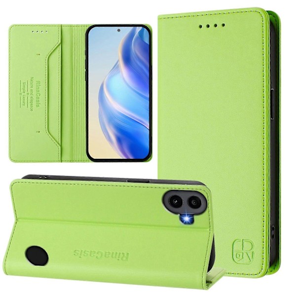 Magnetiskt Läderfodral Kompatibelt med Nothing CMF Phone 1-Perfet Grass Green Compatible with Nothing CMF Phone 1