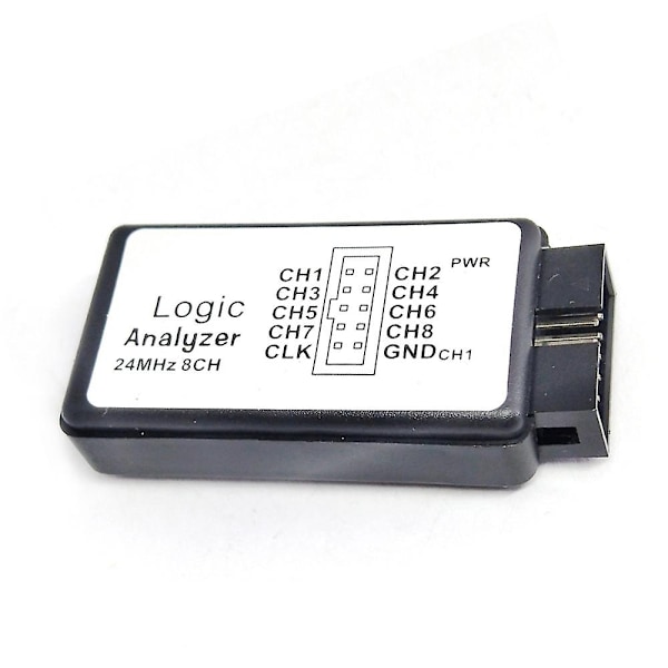 USB-logiikan analysointilaite 24M 8CH Mikroohjain ARM FPGA Virheenetsintätyökalu 24MHz, 16MHz, 12MHz, 8MHz, 4MHz, 2MHz - Perfet