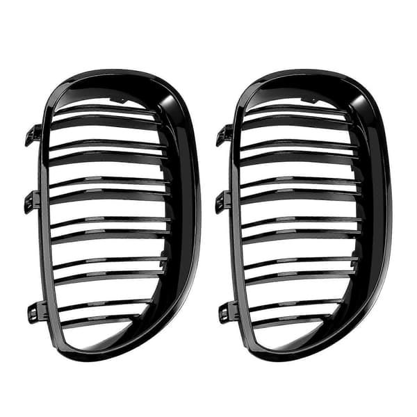 Bil Front Grill Kompatibel med 5-serie E60 E61 M5 2003-2010 Sedan-Perfet