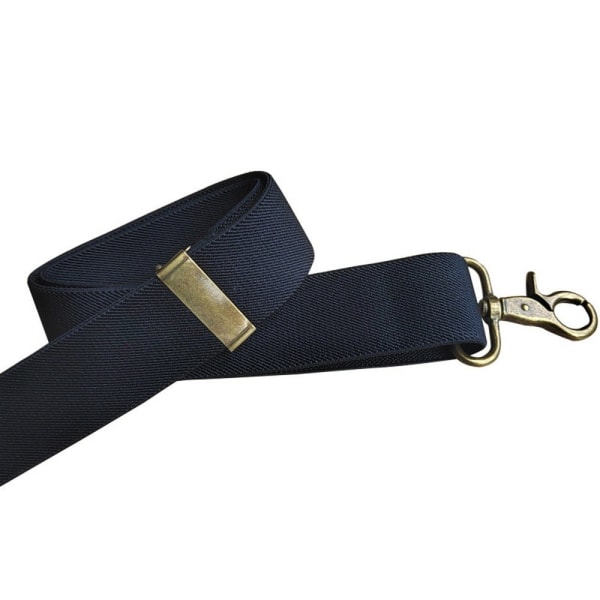 slingbälte för män, 4 starka clips, 4 cm brett, elastiskt, justerbar längd för damkontor - Perfet