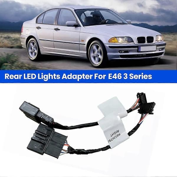 Kompatibel med E46 3 Serie Bil Bag LED Lys Adapter Kabel Sæt 61120153650-Perfet