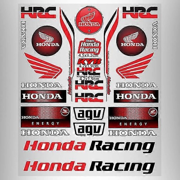 Kompatibel med Honda Dekaler Klistermärken Motorcykel Tank Logo Kit-Perfet FG121