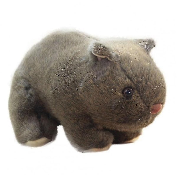 Bomull Praktisk Plysj Fylt Wombat Leke Fotografi Rekvisitt Fylt Wombat Leke Nydelig Utseende for Stue-Perfet Brown 18cm