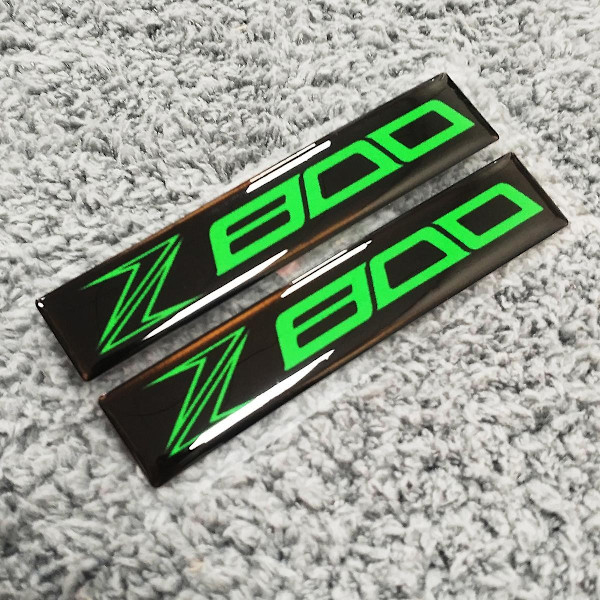 Kompatibel med Kawasaki Grøn Sticker 3d Logo Mærkater 3 D Z800 Z750 Z900 Z1000 Z650 Z400 2019 2020 2021 2022-Perfekt Z1000 White