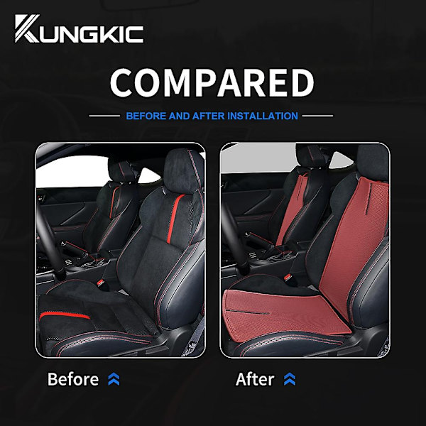 Säte Kuddeöverdrag för Subaru Brz Gr86 2021 2022 Sommar Fyra Säsonger Bil Andningsbar Halksäker Is Silke Skyddspad Tillbehör-Perfekt Seat Cushion