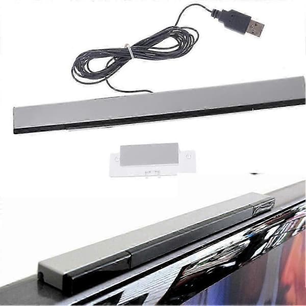 Sensor bar USB Kompatibel med PC, Wii eller Wii U, tilsluttes USB-Perfekt
