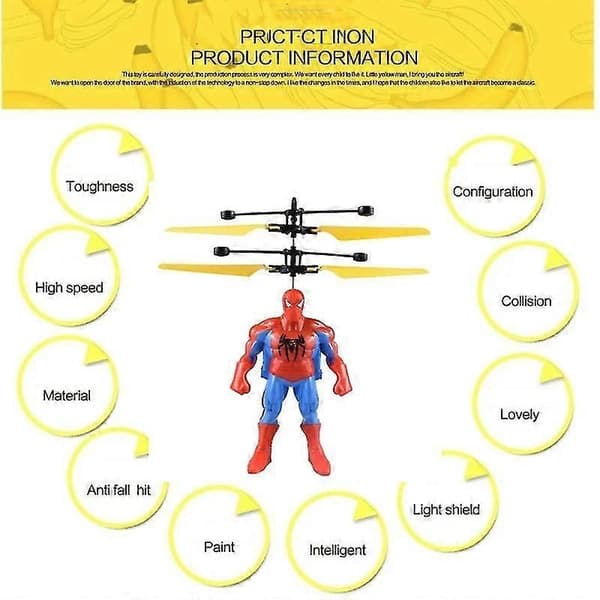 Spider-Man tegneseriefigur sensorfly svevende flygning