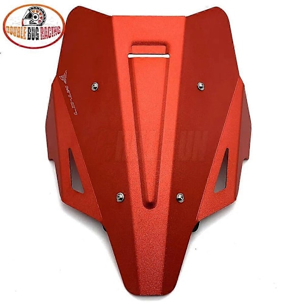 Motorcykel Vindruta Aluminium Kit Deflektor För Yamaha MT-07 2021 2022 MT 07 MT07 FZ07 FZ-07 FZ 07 2021 2022-Perfet red