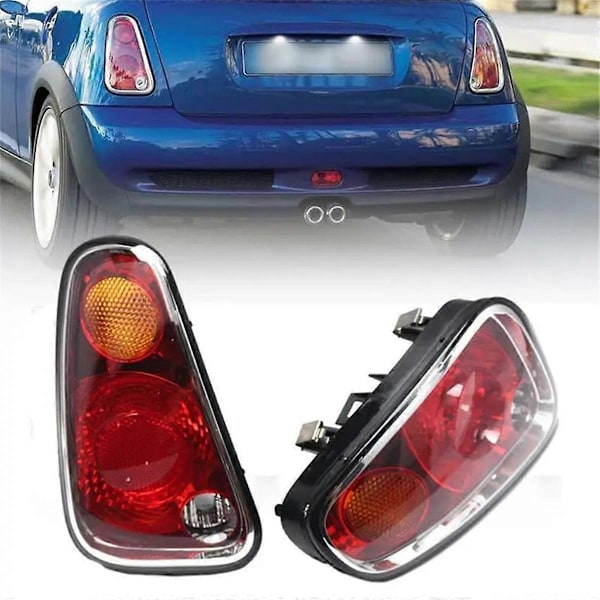 Passer Kompatibel med R50 R52 R53 2004-2006 Bakre Baklykt Lampe Linse Hus Par 63217166955 63217166957-Perfekt
