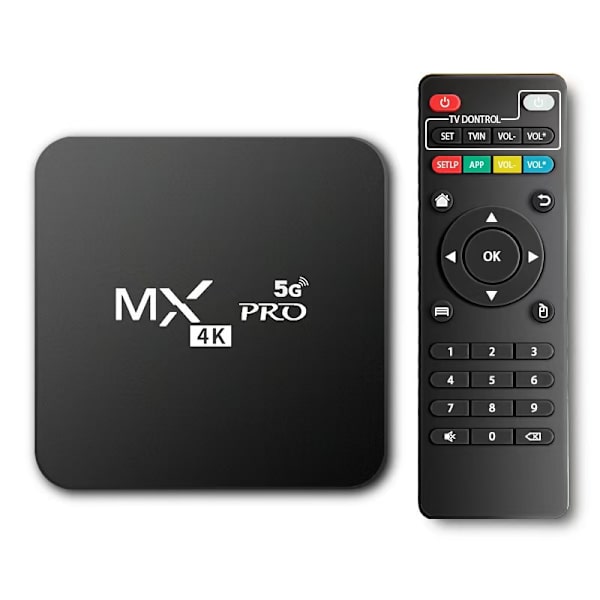 Android TV-box, 4K HDR Streaming Media Player, Core Smart TV-box - Perfekt