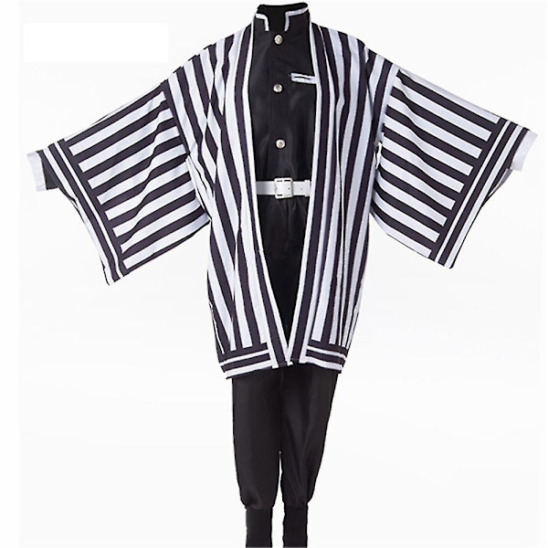 Anime Demon Slayer Kimetsu No Yaiba Zenitsu Giyu Tanjirou Kamado Nezuko Cosplay Naiset Lapset Miehet Kimono - Perfet I
