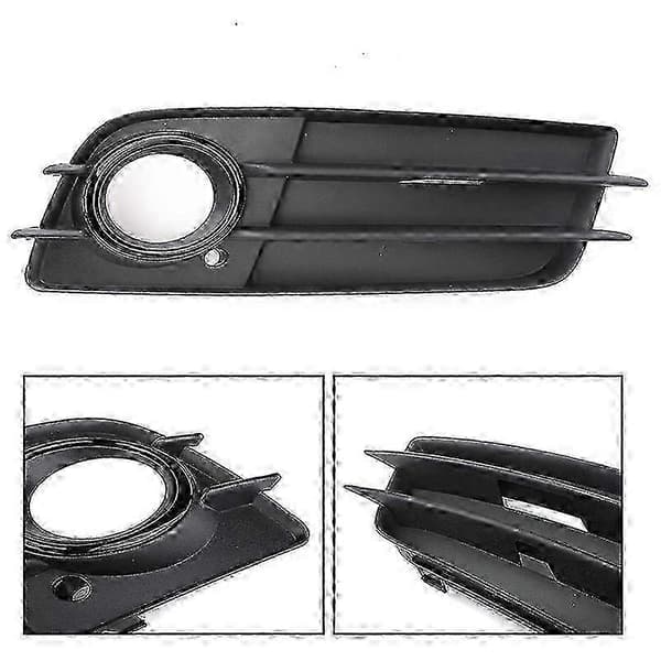 Frontfanger tåkelys grill tåkelysdeksel egnet for A4 B8 2008-2012 8k0807681c 8k0807682c høyre-Perfet