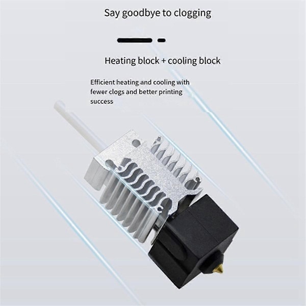 til -V3 SE Hotend Dyse Kit 40W 24V Varmeblok Ekstruder Hotend Kit 3D Printer Tilbehør-Perfet