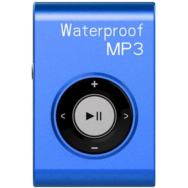 Ipx8 Vattentät Simning Mp3-spelare Inbyggd 8gb Mp3-musikband Fm-radio Hi-Fi-hörlurar Dykning Surfa Undervattenssport Running-Blue - Perfet