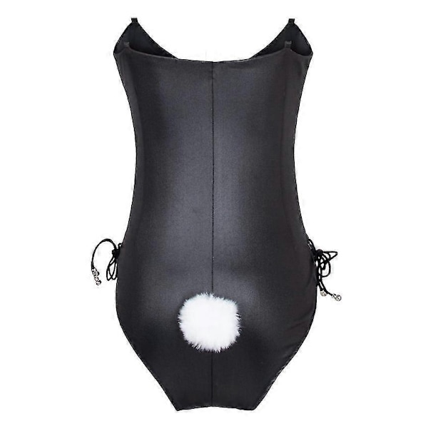 Naisten Pupu Asu Tyttö Puku Senpai Cosplay Anime Rooliasu Yksiosainen Body Sukat Setti - Täydellinen 3XL