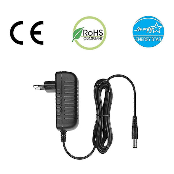 12V erstatningsstrømforsyning kompatibel med Pioneer XDJ-700 DJ multi-afspiller - Perfekt