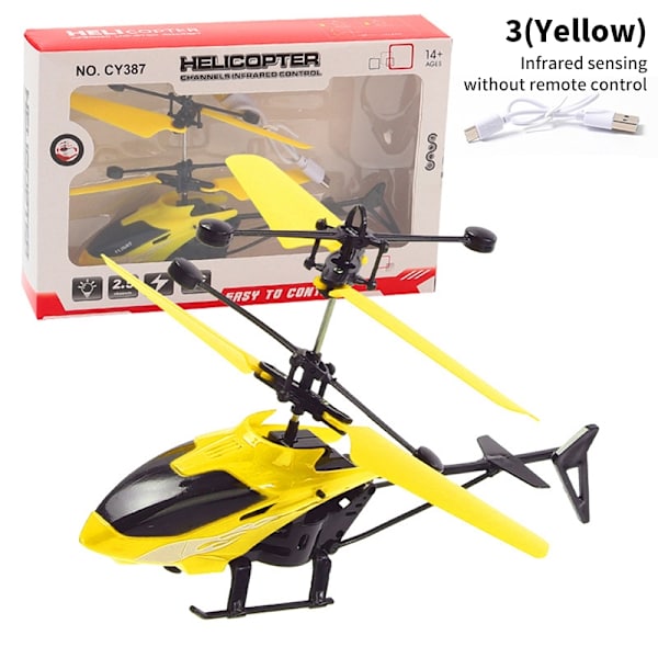 Fjädring RC Helikopter Falltålig Induktionsfjädring Ai - Perfet 3(Yellow)