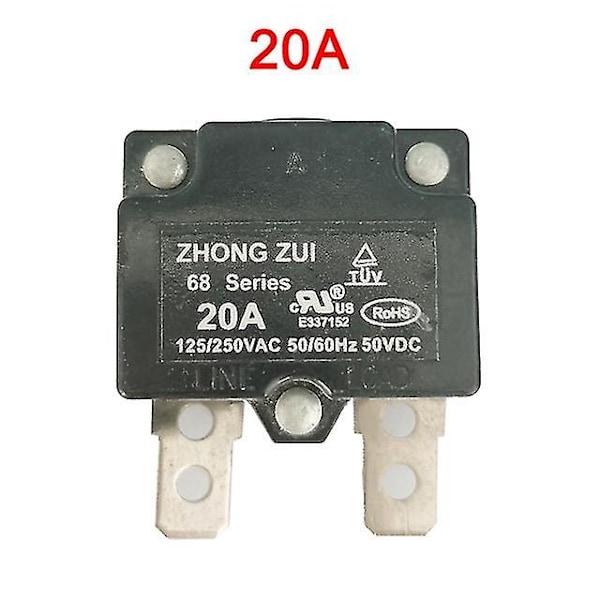Elektriske biler for barn, elektrisk bilbryter, lekebil, elektrisk motorsykkelbryter, fjernkontrollbilbryter, motorsykkelutstyr - Perfekt Fuse 20A