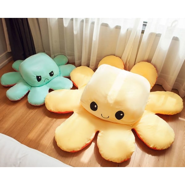 Super stor Flipped Octopus Dobbeltsidig Flipped Doll Octopus Doll cm - Perfet 130