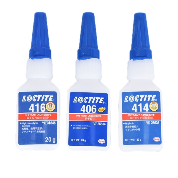 Super Glue Reparasjonslim Hurtiglim Loctite Selvklebende - Perfet White 403