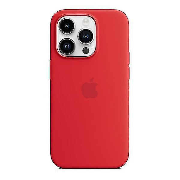 Silikonskal Kompatibelt med Iphone 14pro-Perfekt Red
