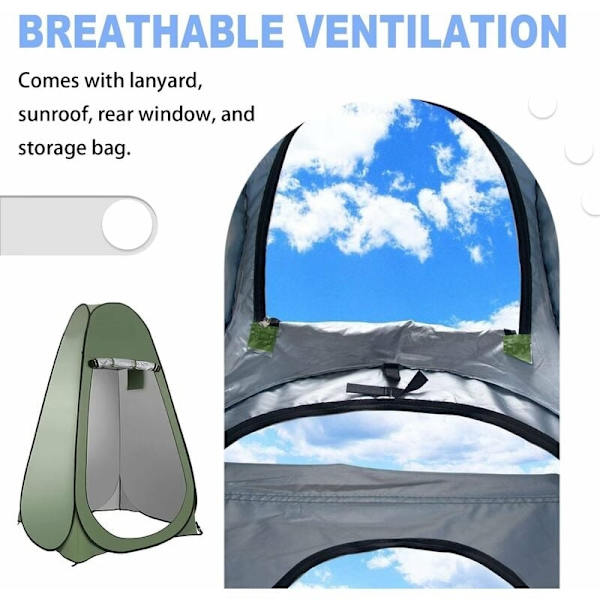 Campaign Portable pop-up privacy tält är lämpligt för utomhusdusch, drs- Perfet