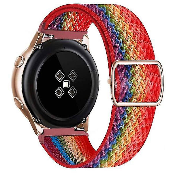 nylon för Samsung Galaxy Watch 4/classic/46mm/active 2/gear S3 Justerbart elastiskt armband - Perfet Pride Edition 20mm