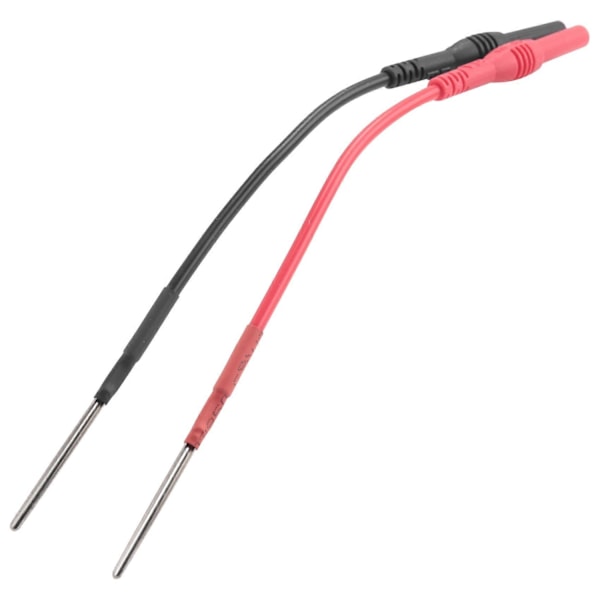2 STK Fleksible Skje-Bakprober, med 4mm Bananplugg Testledninger-Perfekt