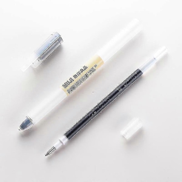 5 kpl/setti Kawaii Mujis Geelikynä Musta/punainen/sininen 0,38 mm 0,5 mm Muste Japani Värikynä Toimisto Koulu Kuulakärkikynä Paperitarvike-Perfet 0.38mm Black-5 Pcs